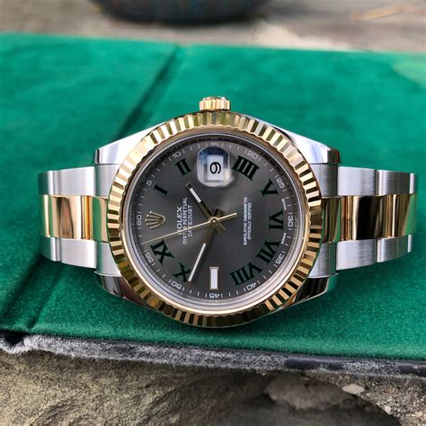 rolex datejust ii steel and gold slate dial|Rolex Datejust 36 everose gold.